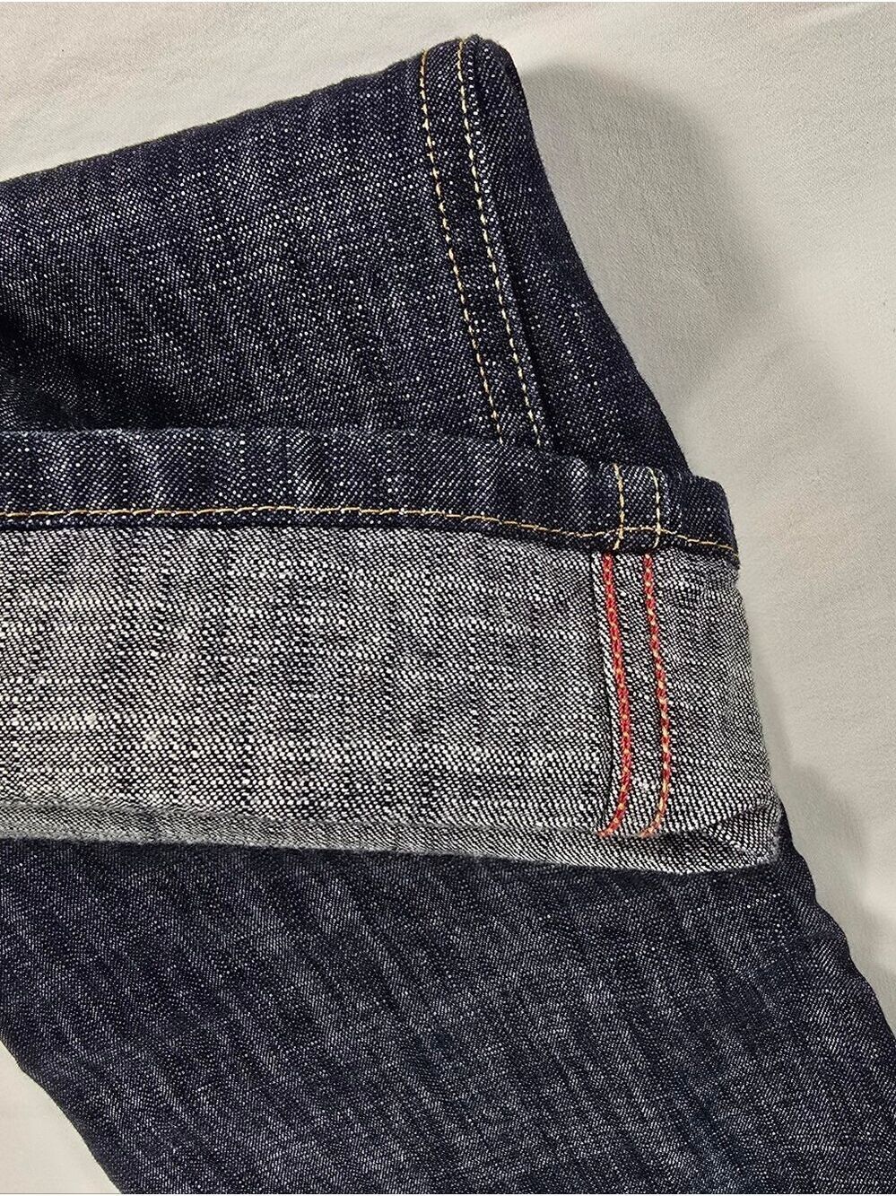 Vintage Levi's Red Line Collection Jeans Boot Cut Men’s 34x30 Dark Wash Y2K RARE - Picture 12 of 16